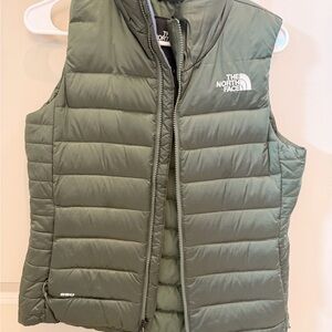 The North Face Green Puffer Vest